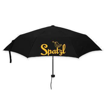 Spatzl - Regenschirm (klein) - Schwarz - Vorne