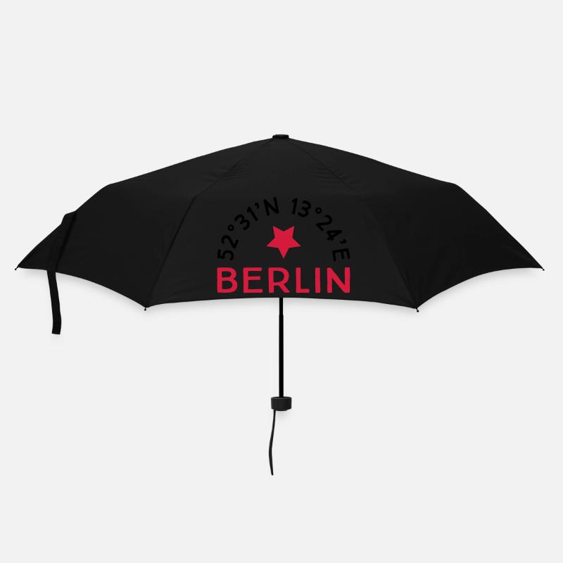Berlin - Regenschirm (klein) - Schwarz