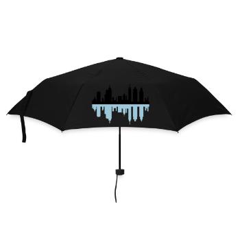 toits de la ville - Parapluie standard - noir - Devant