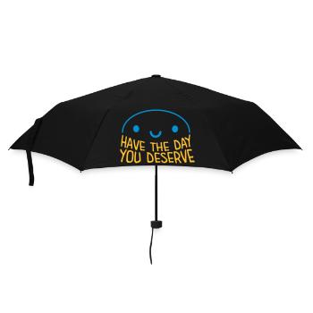 le jour que vous méritez - Parapluie standard - noir - Devant
