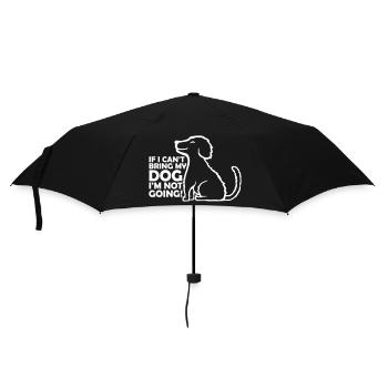 bring my dog quote - Umbrella (small) - black - Front