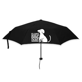 Citation Apportez mon chien - Parapluie standard - noir - Devant