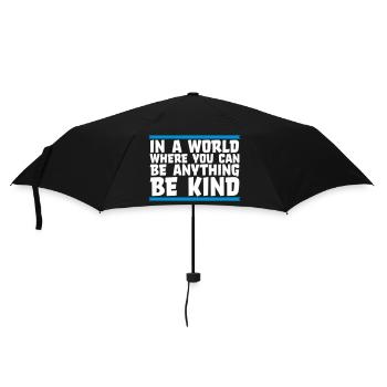 you can be kind - Regenschirm (klein) - Schwarz - Vorne