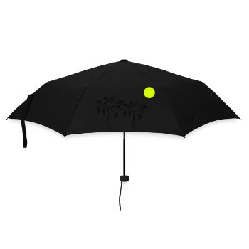 Palmiers - Parapluie standard - noir - Devant