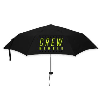 Crew Member - Umbrella (small) - black - Front