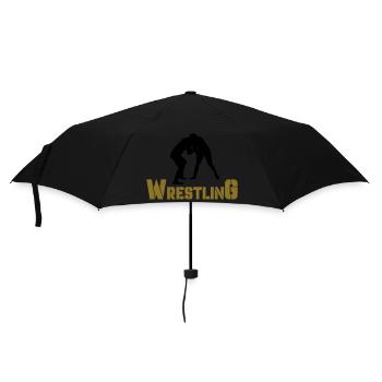 Wrestling - Umbrella (small) - black - Front