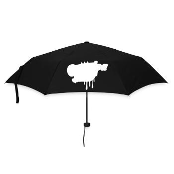 Grand-père Deluxe Meilleur grand-père Grand-père Amour Grand-père Logo de grand-père - Parapluie standard - noir - Devant