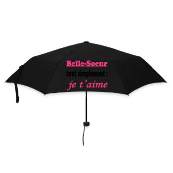 Sister-in-law, I simply love you - Umbrella (small) - black - Front
