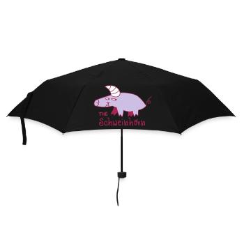 The Schweinhorn - Regenschirm (klein) - Schwarz - Vorne