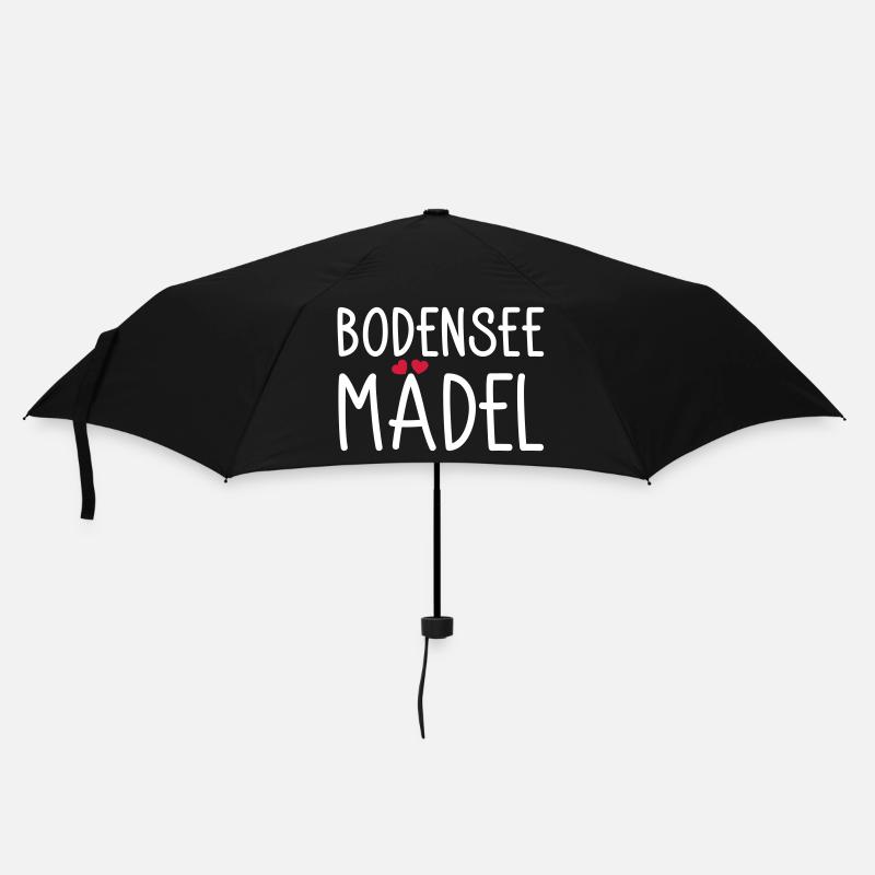 Bodenseemädel - Regenschirm (klein) - Schwarz