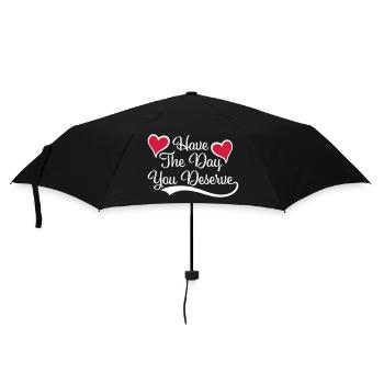 le jour que vous méritez - Parapluie standard - noir - Devant
