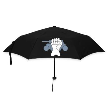 Tank man - Umbrella (small) - black - Front