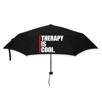 la thérapie est cool Citation - Parapluie standard - noir - Devant