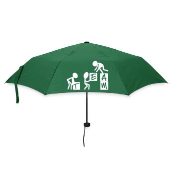 Équipe - Parapluie standard - vert bouteille - Devant