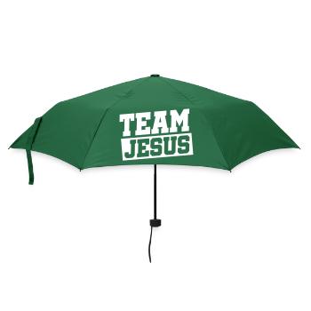 Jesus Team - Umbrella (small) - bottlegreen - Front