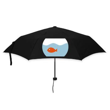 Goldfish bowl - Umbrella (small) - black - Front