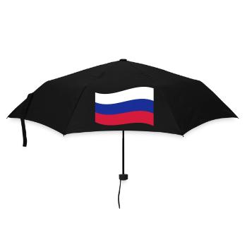 russia - Parapluie standard - noir - Devant
