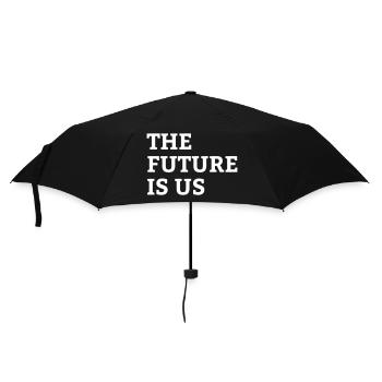 The future is with us - #fridaysforfuture - Umbrella (small) - black - Front