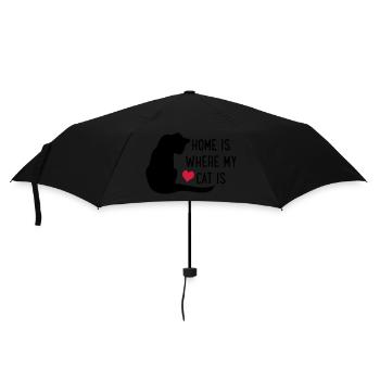 Cat - Umbrella (small) - black - Front