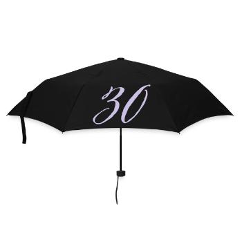 30e anniversaire 30 ans - Parapluie standard - noir - Devant