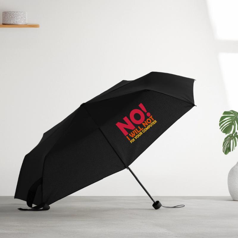 not fix your computer Regenschirm (klein)