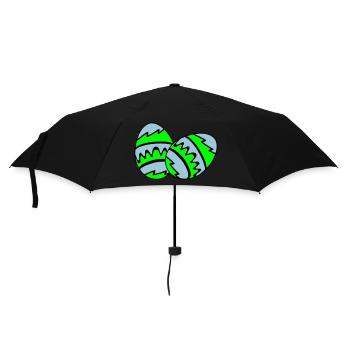 Easter Eggs 02 - Umbrella (small) - black - Front