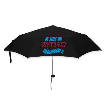 JE SUIS UN FRANGIN déglinguo !!! - Parapluie standard - noir - Devant