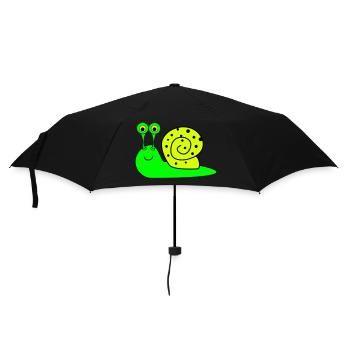 Snail Funny - Umbrella (small) - black - Front