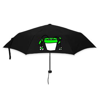 Fleurs Mortes Pot De Fleurs Flatiné - Parapluie standard - noir - Devant