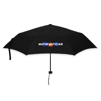 Mathematician (square, triangle, circle) - Umbrella (small) - black - Front