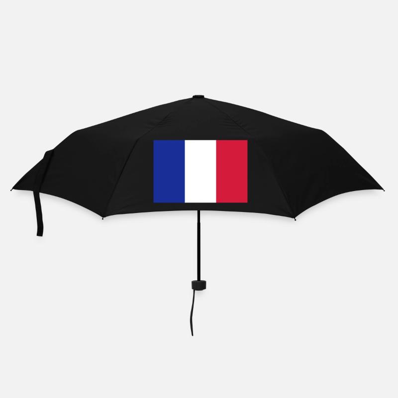 Drapeau de la France - Parapluie standard - noir