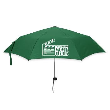 speak fluent movie quotes - Umbrella (small) - bottlegreen - Front