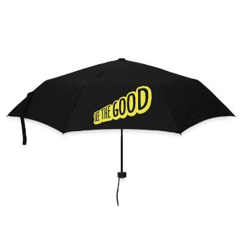 see the good quote - Umbrella (small) - black - Front
