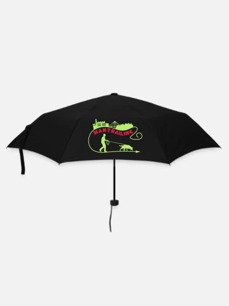 Mantrailing Skyline Man Personnalisable! - Parapluie standard - noir