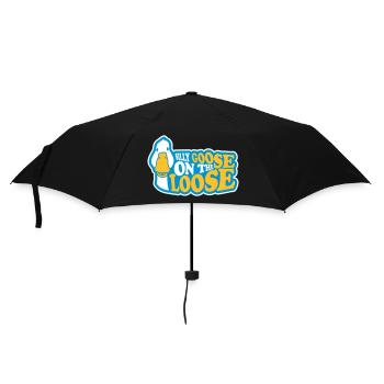 goose on the loose - Umbrella (small) - black - Front