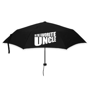 im the favorite uncle - Regenschirm (klein) - Schwarz - Vorne