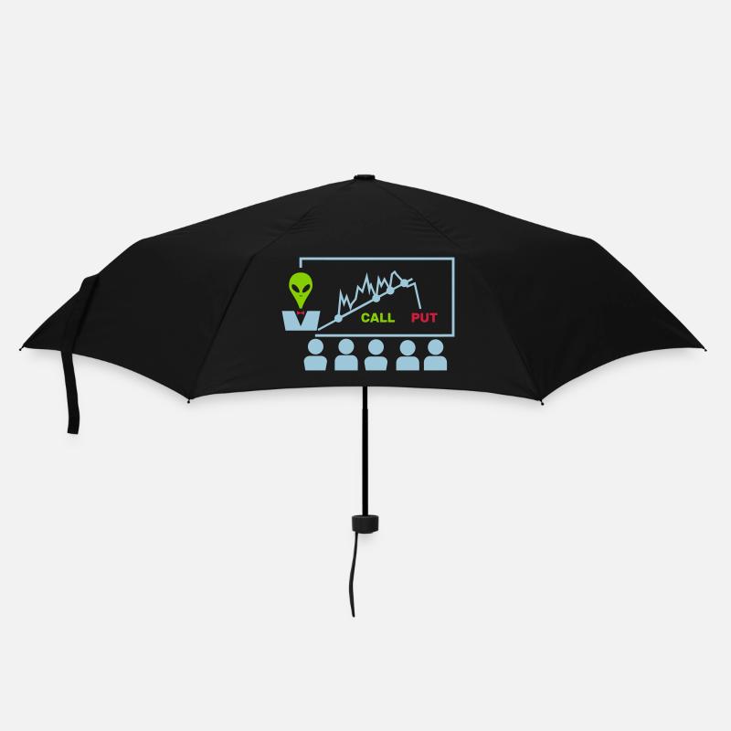 Trading Workshop - Regenschirm (klein) - Schwarz