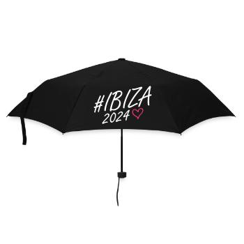 Ibiza 2024 Heart Trip - Umbrella (small) - black - Front