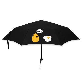Cousin egg - Umbrella (small) - black - Front
