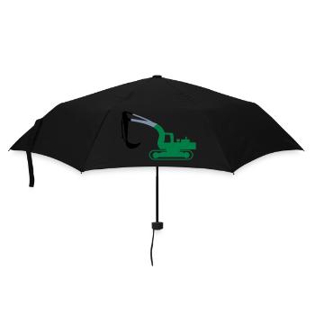 excavator - Umbrella (small) - black - Front