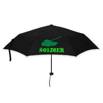 Soldat de char - Parapluie standard - noir - Devant