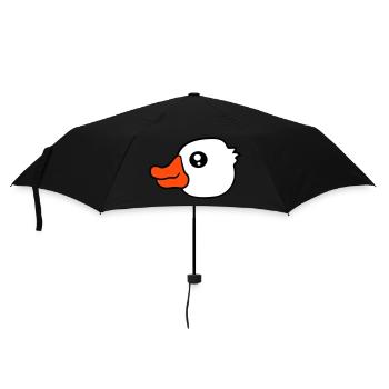 Duck Swimming Lake River Water Sea Holiday Fun - Umbrella (small) - black - Front