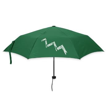 I came saw forget - Umbrella (small) - bottlegreen - Front