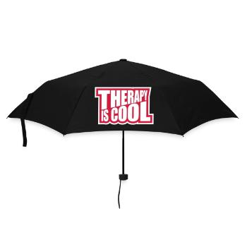 la thérapie est cool Citation - Parapluie standard - noir - Devant