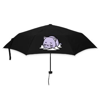 bébé chat qui dort - Parapluie standard - noir - Devant