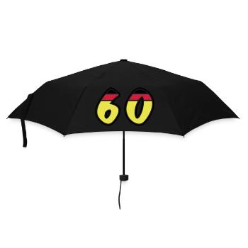 60 Number Symbol Germany - Umbrella (small) - black - Front