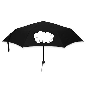 Cloud Cartoon Design - Umbrella (small) - black - Front