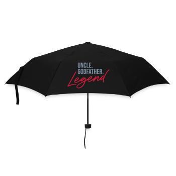 Uncle Godfather Legend Quote - Umbrella (small) - black - Front