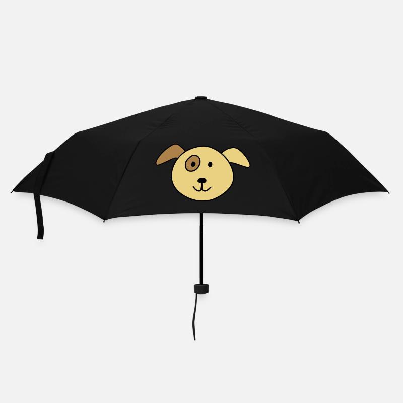 Cute dog - Regenschirm (klein) - Schwarz
