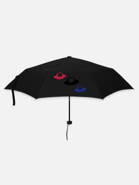 ufos - Regenschirm (klein) - Schwarz